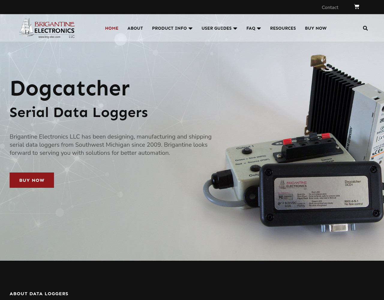 Screenshot of brig-elec.com
