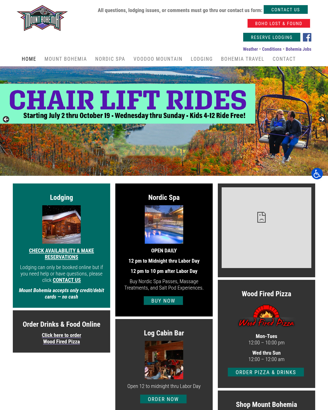 Screenshot of mtbohemia.com